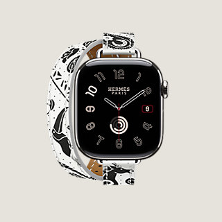 Series 11 case & Band Apple Watch Hermès Double Tour 42 mm